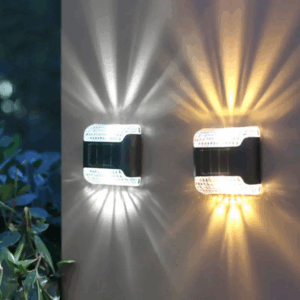 Garden solar wall lights